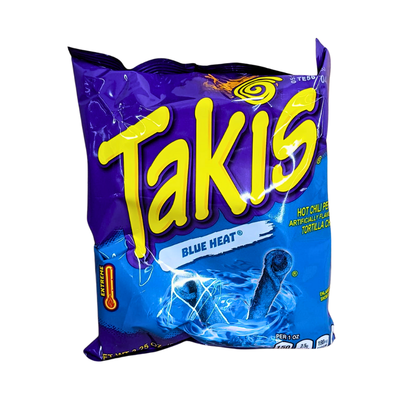 Takis Blue Heat 100g (18 Stk.) - Stückpreis: 2,09€ für unwiderstehlichen Snackgenuss!