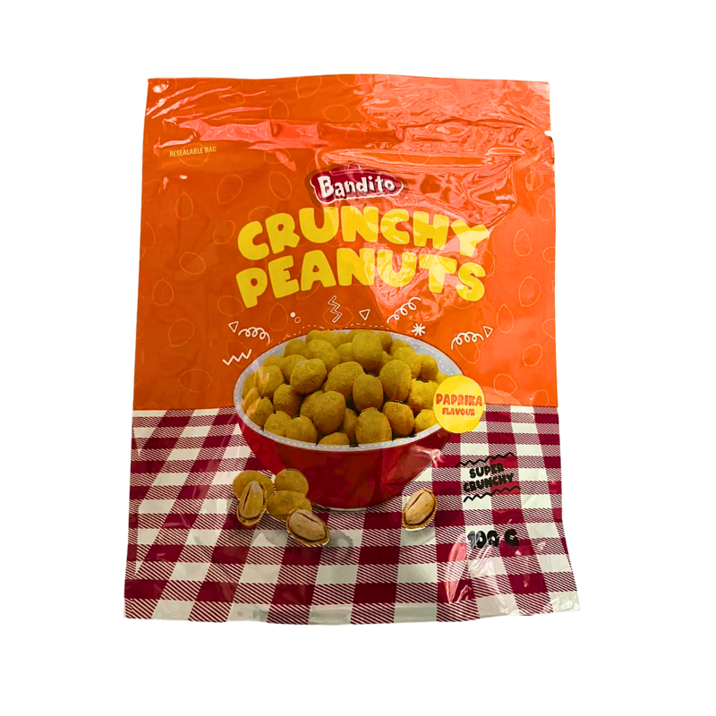 Crunchy Peanuts Paprika Flavour 100g 31.08.26