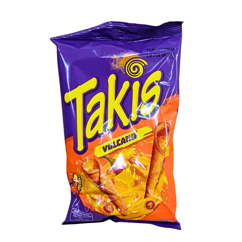 Takis Queso Volcano 100 g (18 Stk.) - Erleben Sie den feurigen Geschmack für nur 1,75€ pro Stück!