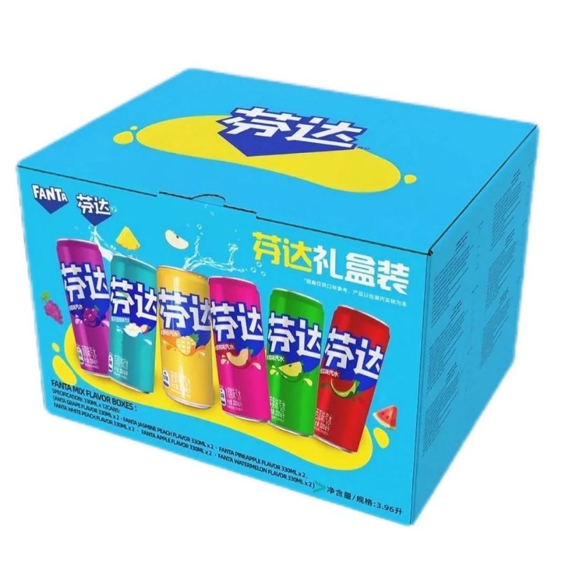 Fanta Mix Flavor Box China – 12 × 330 ml - My Candytown