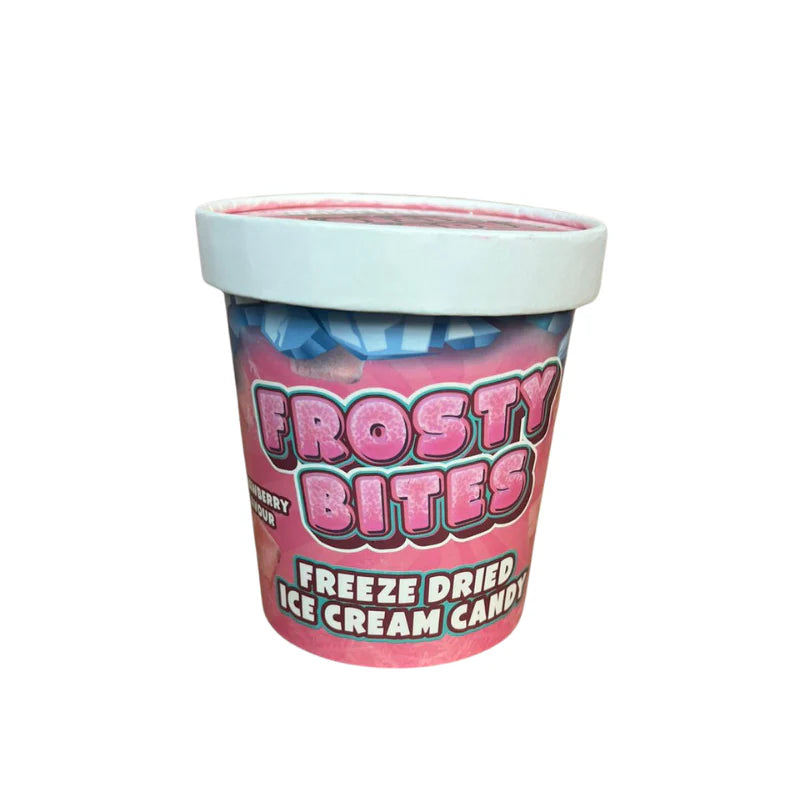 Frosty Bites Freeze Dried Ice Cream Candy Strawberry 40g (24 Stk.) Stückpreis 2,19€