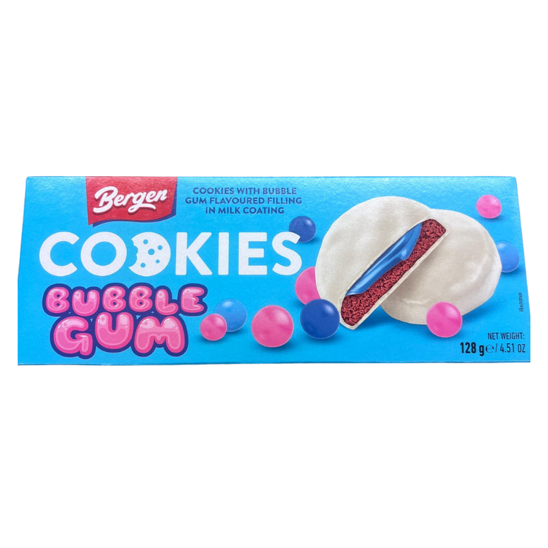 Bergen Bubble Gum Cookies 128g 05/27 - My Candytown