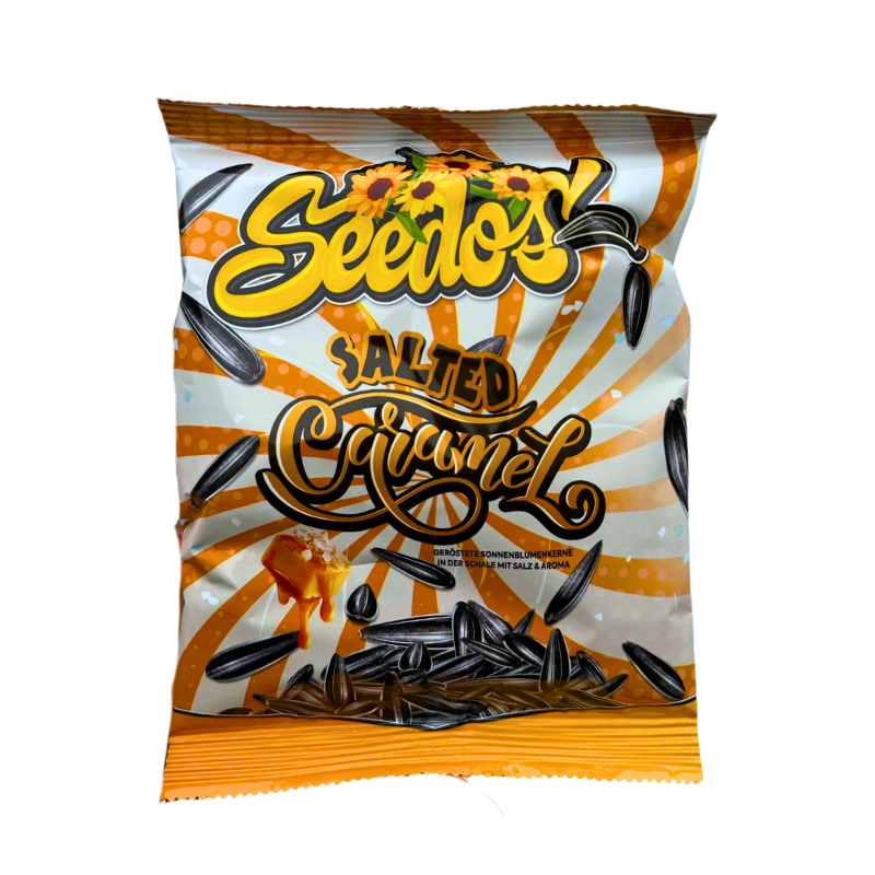 Seedos Sonnenblumenkerne Salted Caramel 100 g 30.02.26 - My Candytown