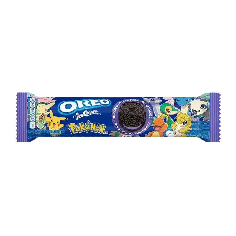 24 St. Oreo Ice Cream Blueberry Roll - Pokemon Edition 119,6g / Stückpreis: 1,11€