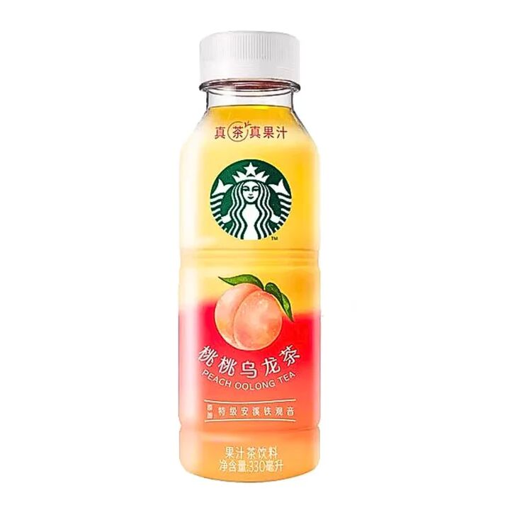 Starbucks - Peach Oolong Tea 330ml mhd 09/26 - My Candytown