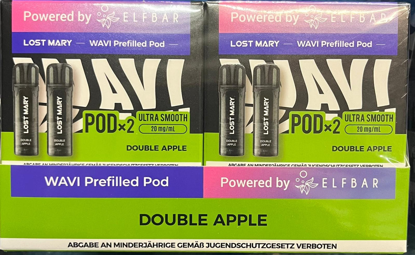 Elfbar Lost Mary WAVI - Double Apple 20mg Nikotin 2er Pack - My Candytown