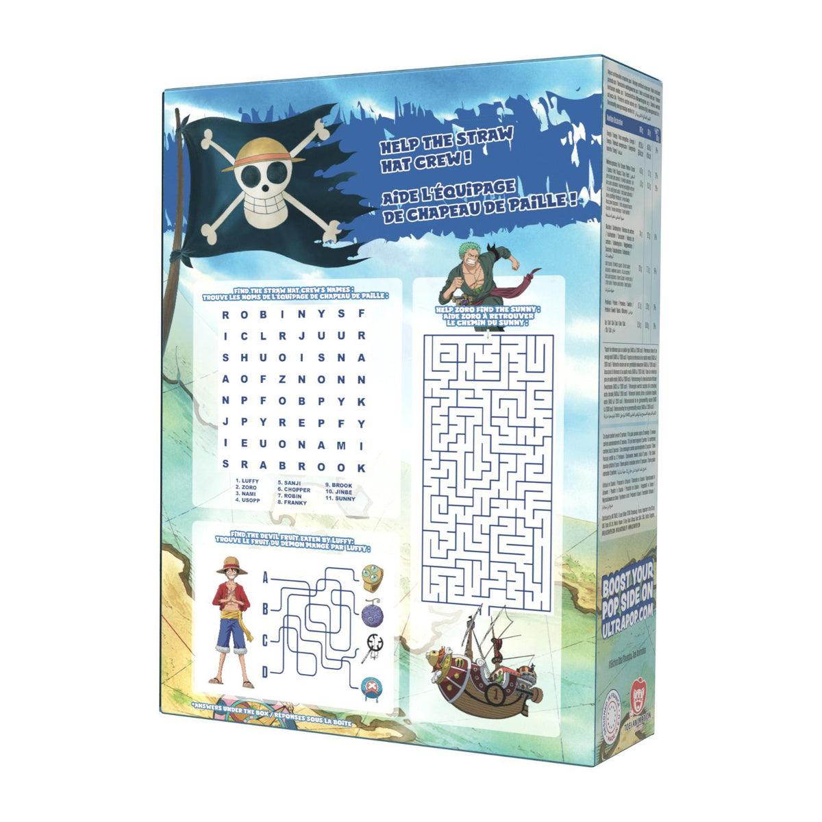 YOKOSAN - One Piece - Céréales Chocolat 350g - My Candytown