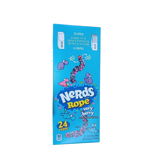 24 St. Nerds Rope Very Berry 26g / Stückpreis: 1,07€