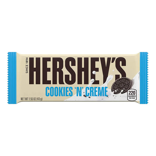 Hershey's Cookies & Creme King Size 43g ( 24 Stk.) / Stückpreis: 0,95€