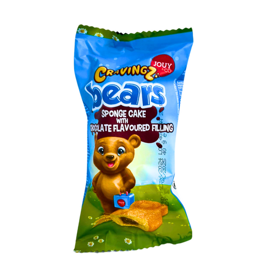 24 St. Cravingz Bears Chocolate Flavour 40g / Stückpreis: 0,59€