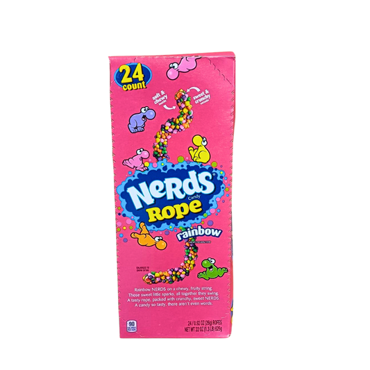 24 St. Nerds Rope Rainbow 26g / Stückpreis: 1,07€