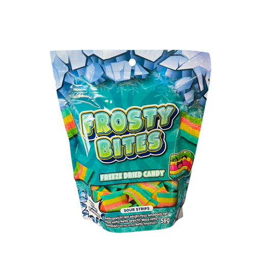 Frosty Bites Freezed Dried Candy - Sour Strips 50g - My Candytown