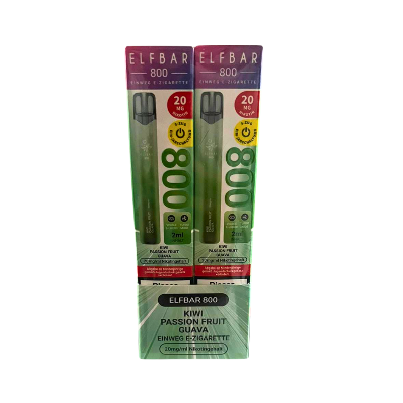 ELFBAR 800 Kiwi Passion Fruit Guava - My Candytown