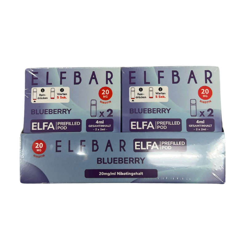 Elfbar Elfa Blueberry Nikotin 2er Pack - My Candytown