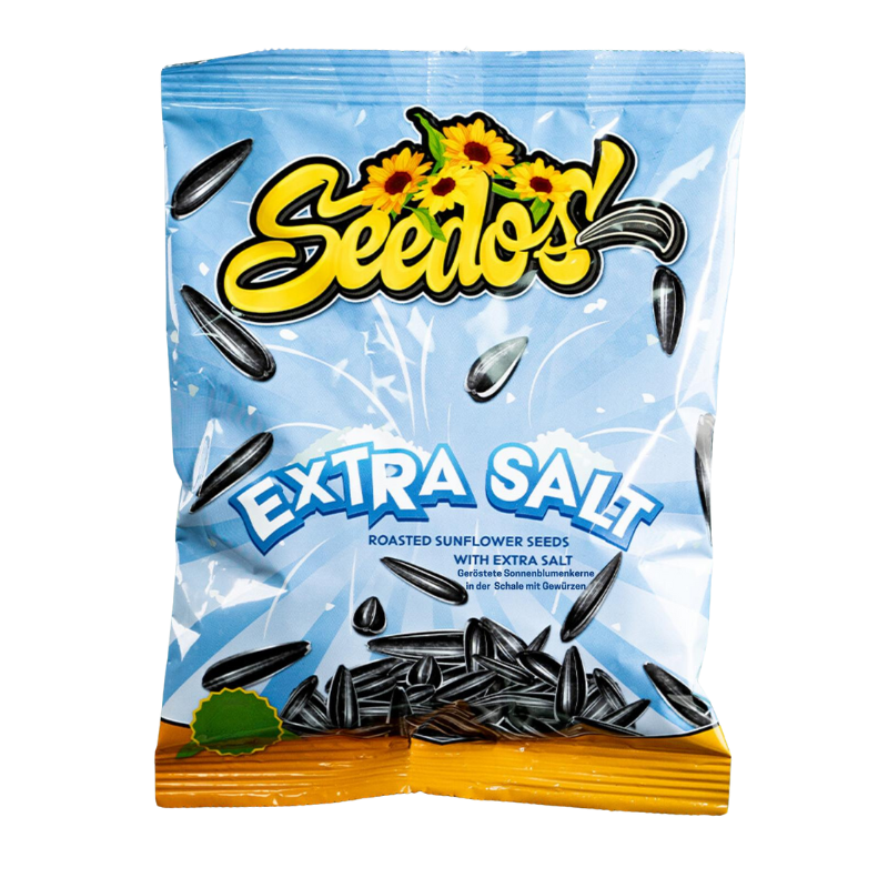 42 St. Seedos Sonnenblumenkerne Extra Salt 120g / Stückpreis: 1,19€