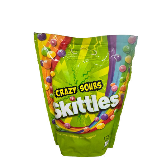 Skittles Vegan Chewy Crazy Sour Sweets 136g - My Candytown