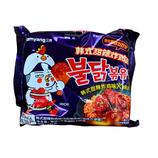 Samyang Buldak Korean Frittiertes Hähnchen süß & scharf 140g 24.07.26 - My Candytown