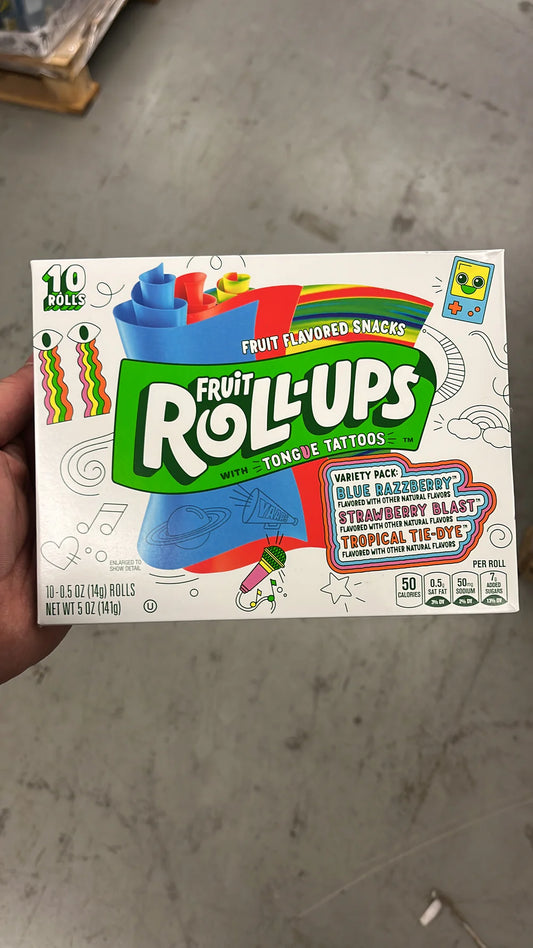 Fruit Roll-Ups Strawberry Blast 10-Pack (141g) (10 Stk.) / Stückpreis: 3,85€