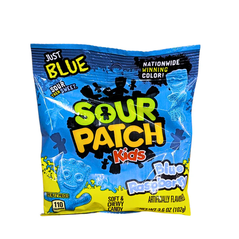 Sour Patch - Kids Blue Raspberry Bag - 102g / mhd 26(12Stk.) – Stückpreis: 1,09€ (Kopie)