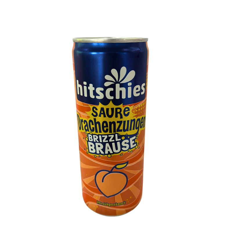 Saure Drachenzungen BRIZZLE Brause Pfirsich 250ml - My Candytown