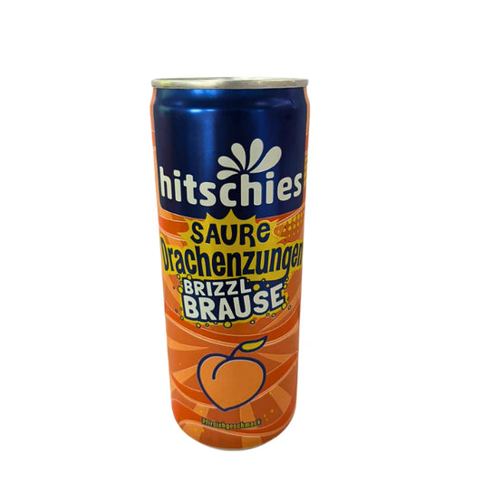 Saure Drachenzungen BRIZZLE Brause Pfirsich 250ml / Stückpreis: 0,99€