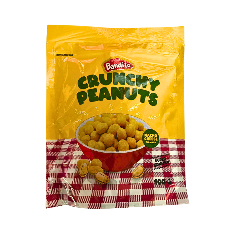 Crunchy Peanuts Nacho Cheese Flavour 100g 31.08.26 - My Candytown