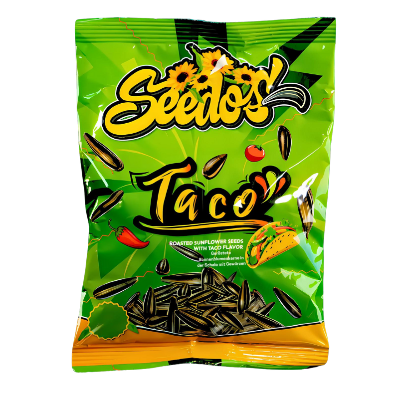 42 St. Seedos Sonnenblumenkerne Taco 120g / Stückpreis: 1,19€