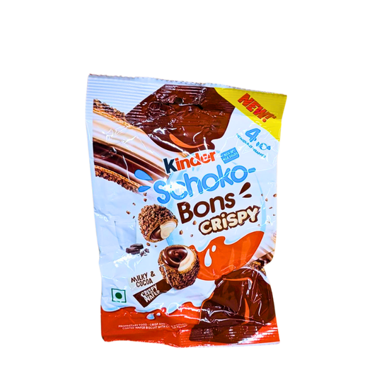 96 St. Kinder Schoko Bons Crispy 22,4g / Stückpreis: 1,29€