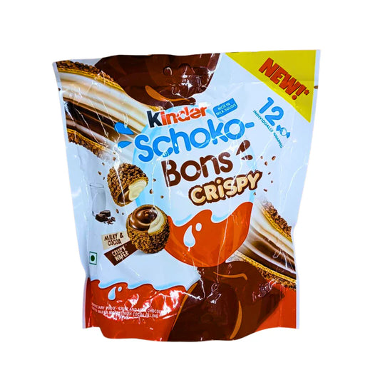 Kinder Schoko Bons Crispy 67,2g mhd (24Stk.)mhd- Leckeres Süßigkeitserlebnis für nur 2,85€