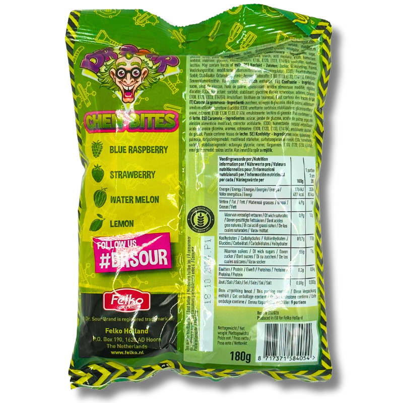 Dr. Sour Chew Bites (12 Stk./ VPE) - My Candytown
