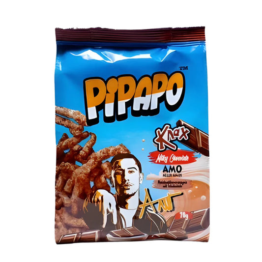Pipapo Knax Chips Milky Chocolate - Amo Aller Amos Edition 70g für 1,49€