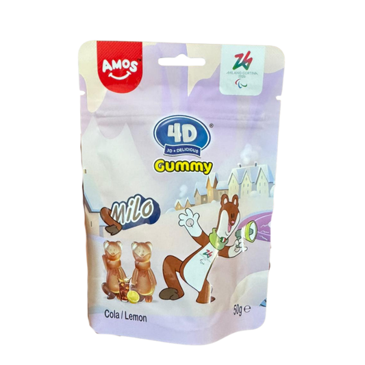 Amos 4D Gummy Milo Cola / Lemon 50 g