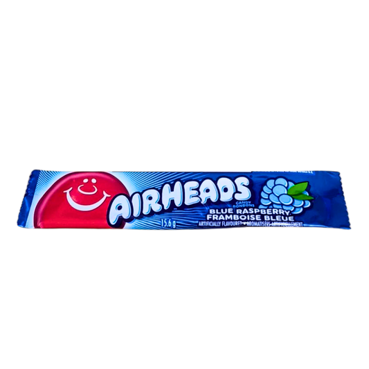 36x Airheads Blue Raspberry 15,6g / Stückpreis: 0,35€