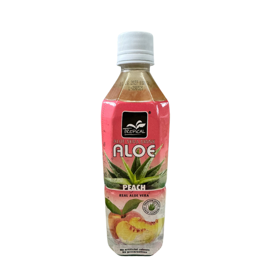 Tropical Aloe Vera Drink Peach 500ml - My Candytown