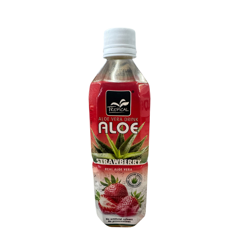 Tropical Aloe Vera Drink Strawberry 500ml - My Candytown