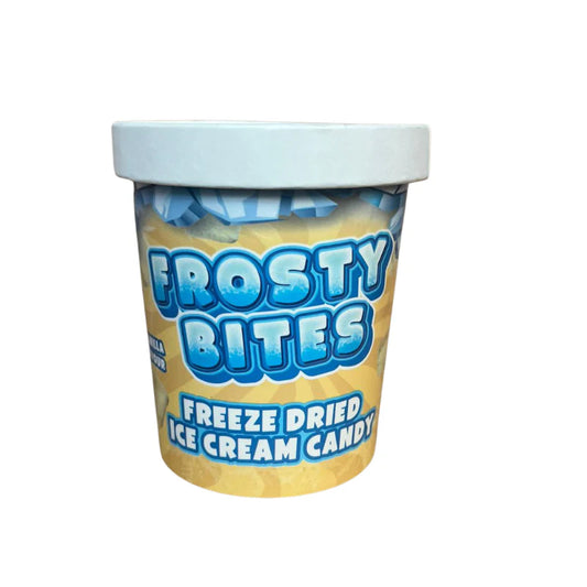 Frosty Bites Freeze Dried Ice Cream Candy Vanilla 40g (24 Stk.) Stückpreis 2,19€