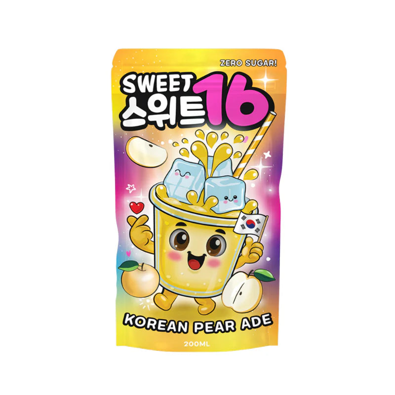 Sweet16 - Korean Pear Ade (Zero Sugar) 200ml MHD: 2027 / Stückpreis: 1,25€
