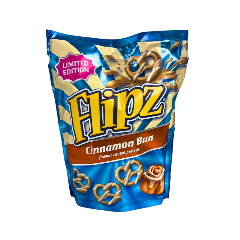 Flipz Cinnamon Bun 90g Limited Edition mhd 28.02.26 - My Candytown
