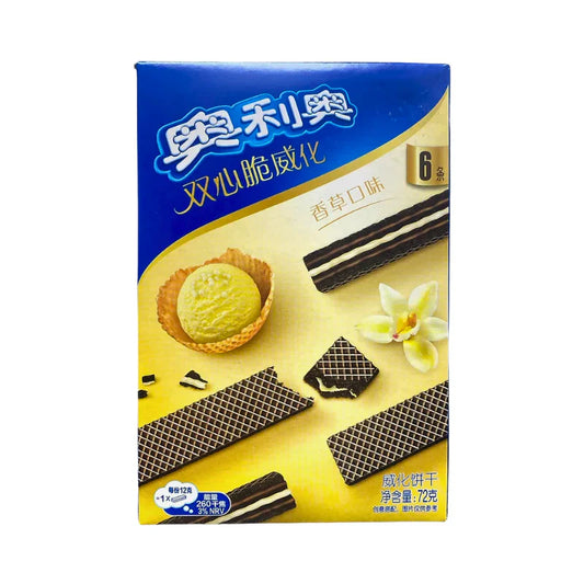 24 St. Oreo Double Heart Crisp Vanilla Flavor 72g / Stückpreis:  1,49€