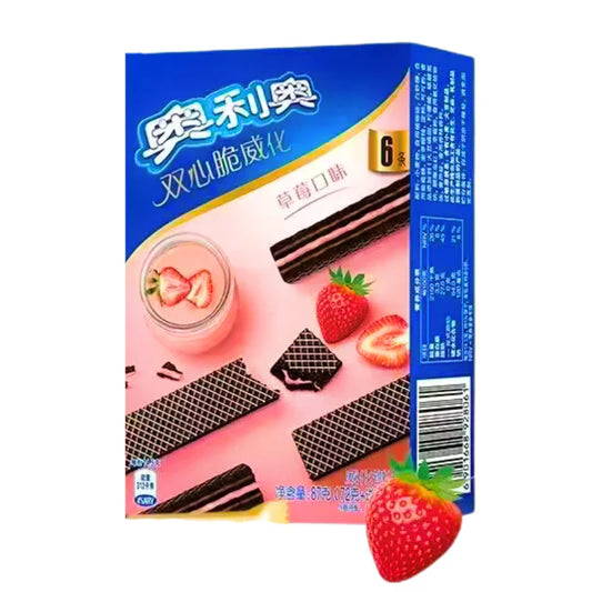 24 St. Oreo Waffles Strawberry 72g / Stückpreis:  1,59€