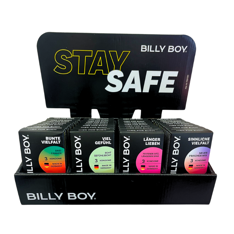 Billy Boy Kondome Thekendisplay - 28 Packungen - My Candytown