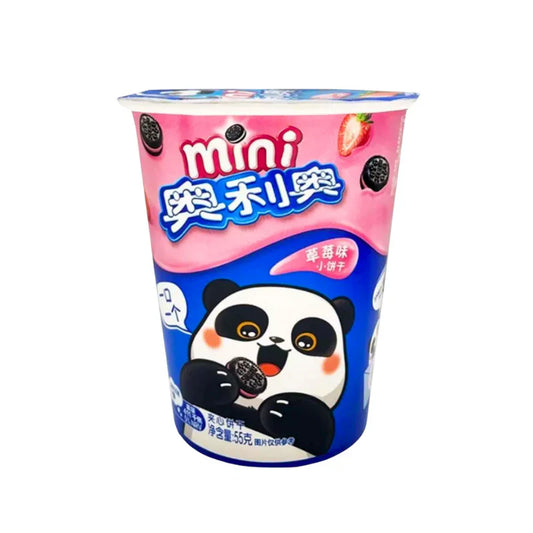 24 St. Oreo Mini Becher Strawberry 55g / Stückpreis:  1,87€