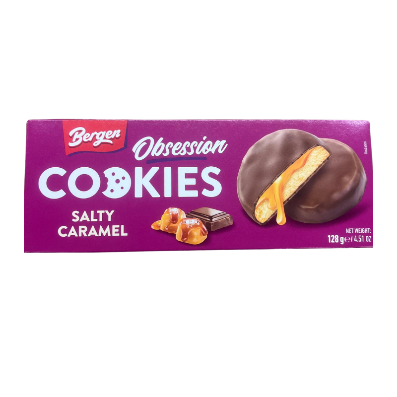 Bergen Cookies Salty Caramel 128g mhd 05/27 - My Candytown