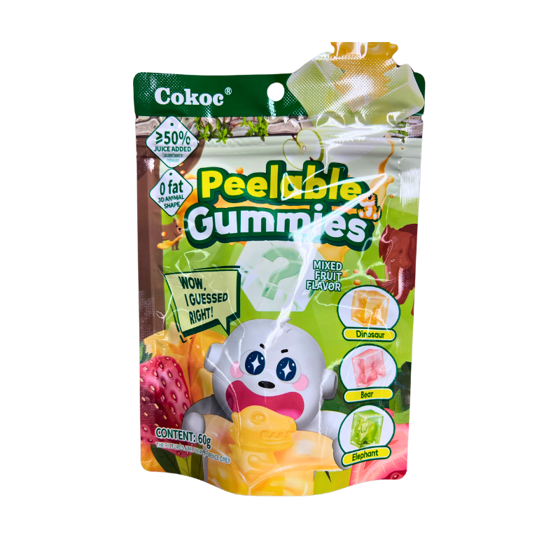 Cokoc Peelable Gummies Mixed Fruit 60g - My Candytown