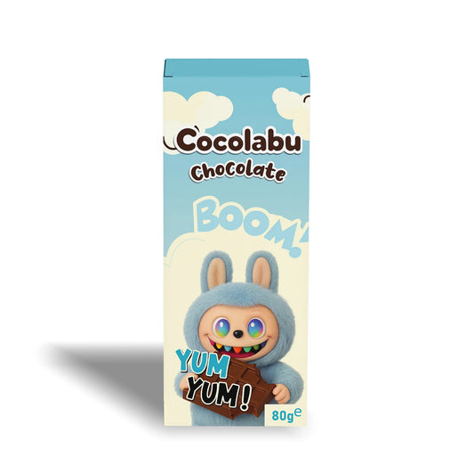 Cocolabu Chocolate Boom! Yum Yum! – Weiße Schokolade Angel Hair mit Pistaziencremefüllung 80 g( 48 Stk.)/ Stückpreis: 1,99 €