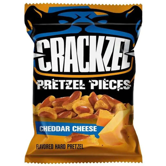 24 St. Crackzel Cheddar Cheese Pretzel Chips 85g / Stückpreis: 1,19€