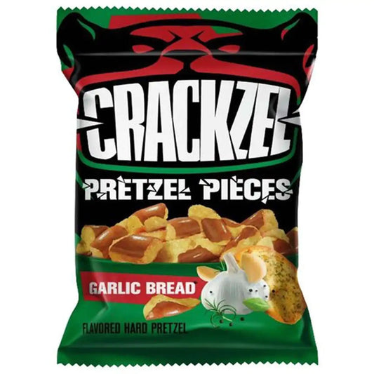 24 St. Crackzel Garlic Bread Pretzel Chips 85g / Stückpreis: 1,19€