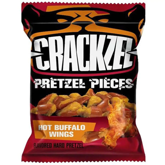 24 St. Crackzel Hot Buffalo Wings Pretzel Chips 85g / Stückpreis: 1,19€