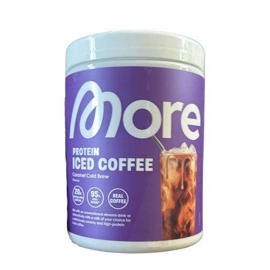 MORE Nutrition Protein Iced Coffee – Caramel Cold Brew 300 g - My Candytown