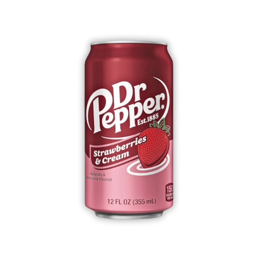 Dr. Pepper Strawberry & Cream 355ml (24 Stk.) / Stückpreis: 1,09€